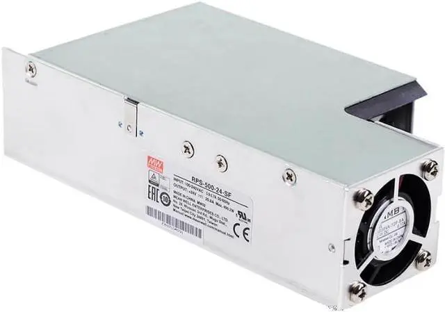 Main image of Mean Well RPS-500-24-SF 499.2W Reliable Green Medical Power Supply RPS-500 24V 20.8A