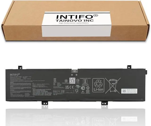 Alt view image 2 of 7 - 76Wh C41N2101 Battery Compatible with ASUS ROG Zephyrus G14 GA402 GA402R GA402RJ GA402RK GA402NI GA402NJ TUF Dash F15 FX517ZC FX517ZR Zenbook Pro 14 Duo OLED UX8402ZA UM6702RA 15X K6501ZM