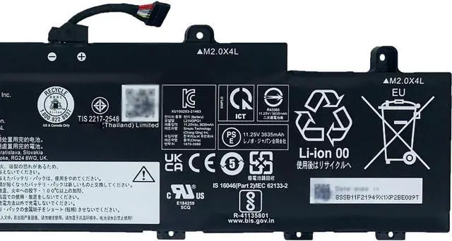 Alt view image 4 of 6 - L21M3PG1 Laptop Battery 42Wh 3-Cell Compatible with Lenovo ThinkPad L14 Gen 3 / ThinkPad L15 Gen 3 Series L21L3PG1 L21C3PG1 L21D3PG1