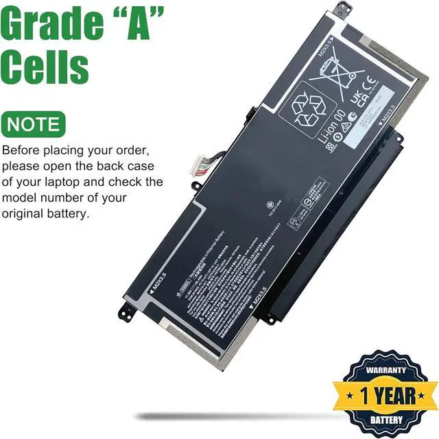 Alt view image 4 of 6 - SS06XL M73478-005 Laptop Battery Replacement for Hp Elite Dragonfly G3 Series Notebook M73478-006 M64310-AC1 HSTNN-OB2M 11.58V 68.4Wh 5673mAh