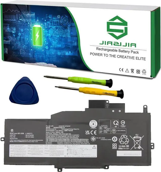 Main image of L19M3P73 Laptop Battery Replacement for Lenovo ThinkPad X1 Nano Gen 1 2020 Series SB10T83206 5B10W13963 L19C3P71 SB10T83207 5B10W13964 L19M3P72 SB10T83205 5B10W13962 11.58V 48.2Wh 4170mAh