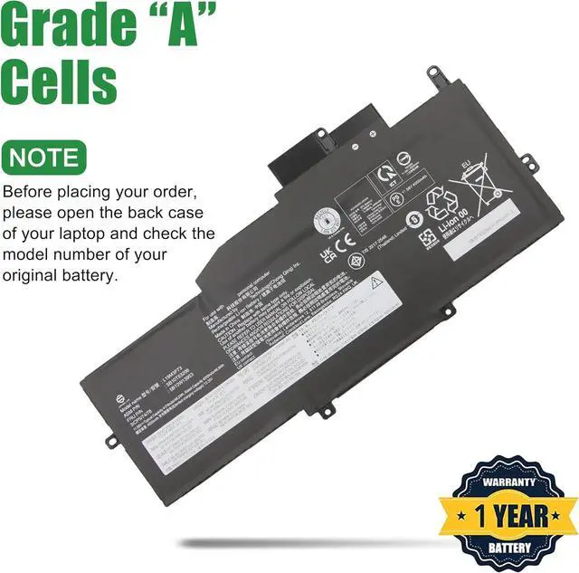 Alt view image 3 of 5 - L19M3P73 Laptop Battery Replacement for Lenovo ThinkPad X1 Nano Gen 1 2020 Series SB10T83206 5B10W13963 L19C3P71 SB10T83207 5B10W13964 L19M3P72 SB10T83205 5B10W13962 11.58V 48.2Wh 4170mAh