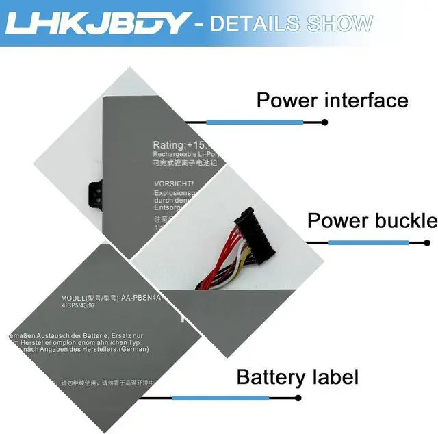 Alt view image 3 of 7 - AA-PBSN4AF Laptop Battery fit for Samsung Galaxy Book Flex Alpha NP730QCJ NP730QCJ-K01US Flex 2 Alpha NP730QDA NP730QDA-KA1US for Galaxy Book NP930SBE NT930SBE NP930SBE-K01CN NP930SBE-K02HK