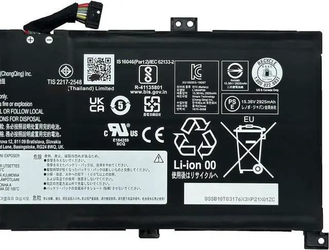 Alt view image 3 of 5 - L18M4P90 Laptop Battery 46Wh Compatible with Lenovo ThinkPad L13 20R3 / ThinkPad L13 Gen 2 20VH / ThinkPad L13 Yoga 20R5 / ThinkPad L13 Yoga Gen 2 20VL Series L18C4P90 L18D4P90