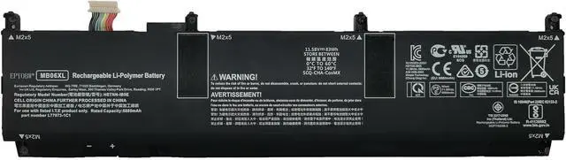 Main image of MB06XL Laptop Battery 83Wh Compatible with HP ZBook Studio G7 G8 Mobile Workstation/ZBook Power 16 G11 / ZBook Create G7 / ZBook Create 15.6 G8 Series HSTNN-IB9E L78553-005 L77973-1C1
