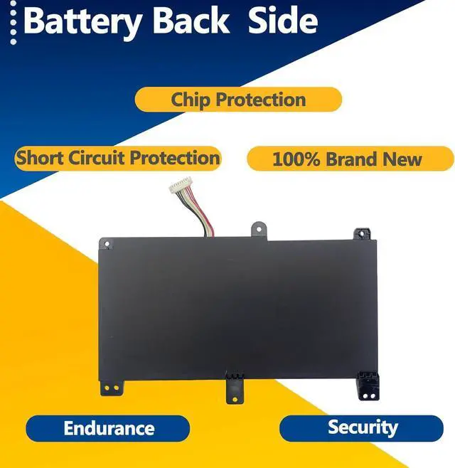 Alt view image 5 of 7 - B31N1726 Long Line 48Wh Battery Replacement for ASUS ROG Strix G531 G531GT G531GT-BI7N6 Series G15 G512 G512LI Series 11.4V 4240
