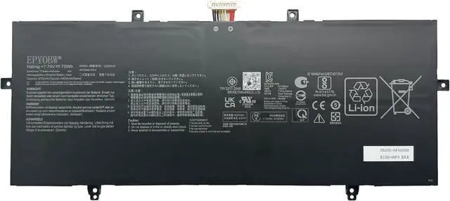 Main image of C22N2107 Battery 75Wh Compatible with Asus ZenBook 14 OLED UM3402 UM3402DA UM3402MA UX3402QA Q409ZA UM3402YA UX3402VA UX3402ZA / ZenBook 14 UM3402Y UM3402YAR Series Laptop 0B200-04160000