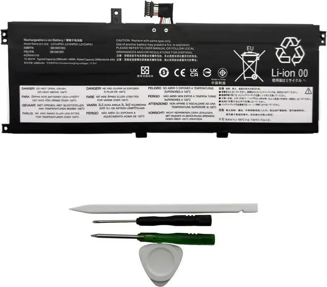 Main image of L21C4PG1 Battery Replacement for Lenovo ThinkPad L13 Yoga Gen 3 2022 Yoga Gen 3 2022 ThinkPad L13 Gen 4 Yoga Gen 4 Series L21L4PG1 L21D4PG1 L21M4PG1 SB10W51952 SB11H56238 SB10W51949 5B10W5184