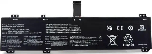 Main image of L22C4PC0 Battery Replacement for Lenovo Legion Pro 5 16IRX8 16ARX8 Legion Pro 7 16IRX8 16IRX8H Series SB11K38951 5B11K38955 5B11N45395 L22B4PC0 L22D4PC0 L22X4PC0 L22M4PC0 L21C4PG1 L21M4PG1