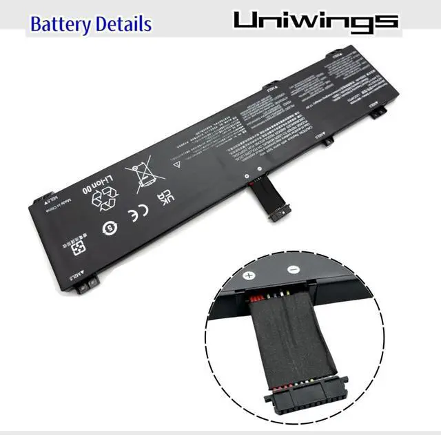 Alt view image 5 of 6 - L22C4PC0 Battery Replacement for Lenovo Legion Pro 5 16IRX8 16ARX8 Legion Pro 7 16IRX8 16IRX8H Series SB11K38951 5B11K38955 5B11N45395 L22B4PC0 L22D4PC0 L22X4PC0 L22M4PC0 L21C4PG1 L21M4PG1