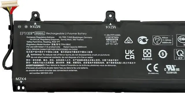 Alt view image 2 of 5 - IR06XL Laptop Battery 83Wh Compatible with HP ZBook Power G7 G9 G10 Mobile Workstation/ZBook Power G10 A Mobile Workstation Series M01523-2C1 M01523-2C2 M02029-005 TPN-DB0C IR06083XL