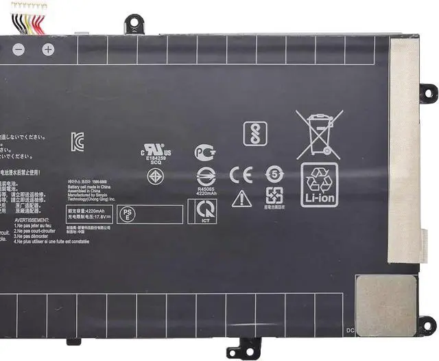 Alt view image 3 of 5 - C41N1904-1 Laptop Battery 67Wh 4-Cell Compatible with Asus ZenBook 14 UM425IA / ZenBook 13 UX325JA / ZenBook Flip 13 UX362FA / ZenBook S UX391UA Series C41N1904 02B200-03660500 4ICP5/49/121