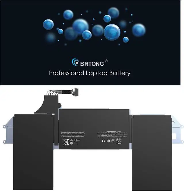 Alt view image 7 of 7 - A1932 A1965 A2179 Battery Compatible with MacBook Air 13 inch 2018 2019 2020 Year A1932 A1965 A2179 Replacement Laptop Battery (11.4V 49.9Wh)