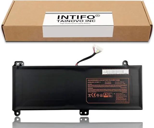 Alt view image 2 of 7 - 66Wh PA70BAT-4 Laptop Battery Compatible with CLEVO PA70HP6-G PA70HS-G PA71HP6-G PA71HS-G Schenker Technologies XMG Pro 17 WOOKING S17 Pro-8U HASEE G97E KINGBOOK G97E G99E