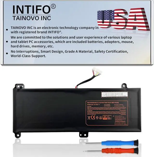 Main image of 66Wh PA70BAT-4 Laptop Battery Compatible with CLEVO PA70HP6-G PA70HS-G PA71HP6-G PA71HS-G Schenker Technologies XMG Pro 17 WOOKING S17 Pro-8U HASEE G97E KINGBOOK G97E G99E