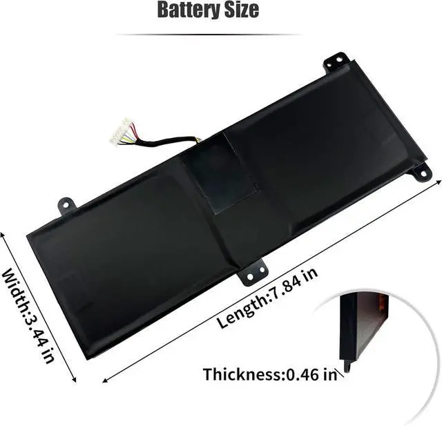 Alt view image 6 of 7 - 66Wh PA70BAT-4 Laptop Battery Compatible with CLEVO PA70HP6-G PA70HS-G PA71HP6-G PA71HS-G Schenker Technologies XMG Pro 17 WOOKING S17 Pro-8U HASEE G97E KINGBOOK G97E G99E