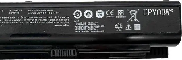 Alt view image 3 of 5 - X170BAT-8 Laptop Battery 97Wh 6700mAh 14.4V Compatible with Schenker XMG Ultra 17 Comet Lake Series