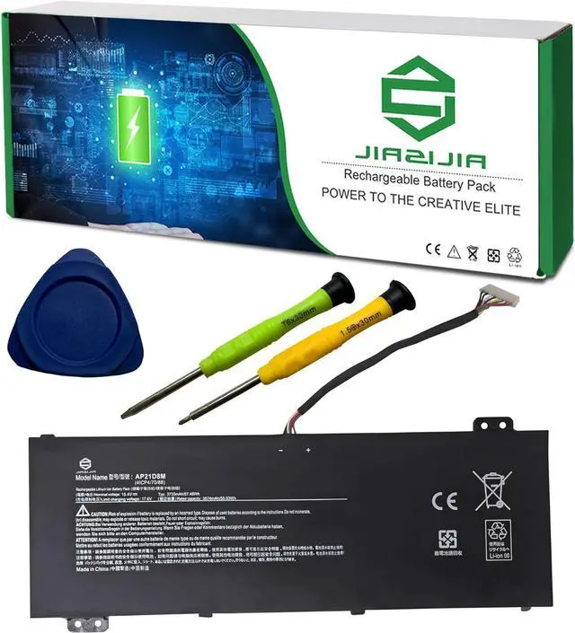 Main image of AP21D8M Laptop Battery Replacement for Acer N22C1 AN515-58-56CL AN515-58-766R Series Notebook Black 15.4V 57.48Wh 3733mAh