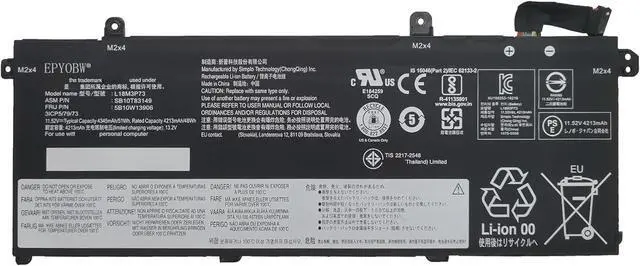 Main image of L18M3P73 Battery 51Wh Compatible with Lenovo ThinkPad T490 T495 P43S / ThinkPad P14s Gen 1 / T14 Gen 1 / ThinkPad P14s Gen 2 / T14 Gen 2 Series L18L3P73 L18C3P71 L18M4P74 L18C3P72 02DL008