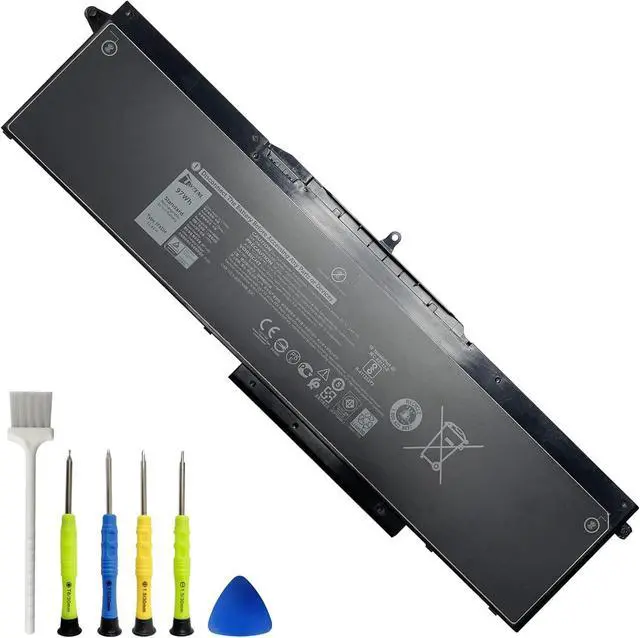 Main image of 1FXDH 97Wh Battery Replacement for Dell Latitude 15 5501 5511 E5501 E5511 Series Precision 3551 3541 Series P80F P80F003 P80F004 Series D191G 1WJT0 01WJT0 1WJTO IFXDH CN-0D191G 11.4V 8071