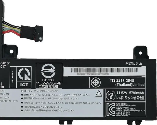 Alt view image 3 of 5 - L19C6P72 Laptop Battery 68Wh 6-Cell Compatible with Lenovo ThinkPad T15P Gen 1 / T15P Gen 2 / T15P Gen 3 / ThinkPad P15V Gen 1 / P15V Gen 2 / P15V Gen 3 Series L19L6P72