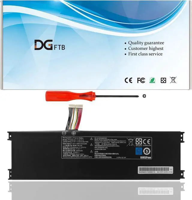 Main image of PF4WN-00-13-3S1P-0 Laptop Battery for HASEE KINGBOOK U43E1 U43S1 U47T1 Motile M142 Series PF4WN03173S1P0 PF4WN-03-17-3S1P-0 HPFS01 HPFS02 PF4WN 3ICP6/62/69 (11.4V 46.74Wh/4100mAh)
