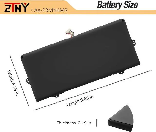 Alt view image 7 of 7 - ZTHY AA-PBMN4MR Laptop Battery Replacement for Samsung Galaxy Book Pro 360 13 NP930XDB NP935XDB NP930XED NP930QED NP950QED NP940XFG NP930XED-KF1HK NP930XDB-KH3US Series BA43-00397 15.44V 62.1Wh