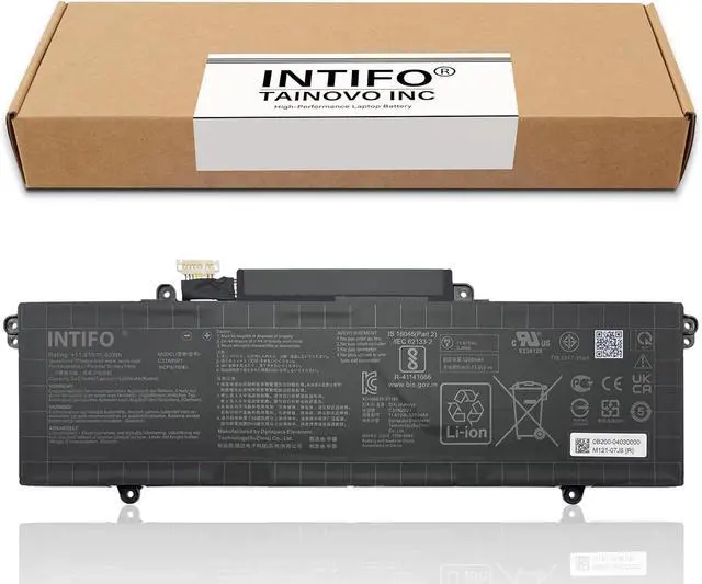 Alt view image 2 of 7 - 63Wh C31N2021 Laptop Battery Compatible with Asus Zenbook 14X OLED UX5401 UX5400E UM5400QA UM5401QA UM5401RA UP5401ZA UX5400EA UX5401EA UX5400EG UX5400ZB UX5400ZF UX5401ZA UP5401EA Series