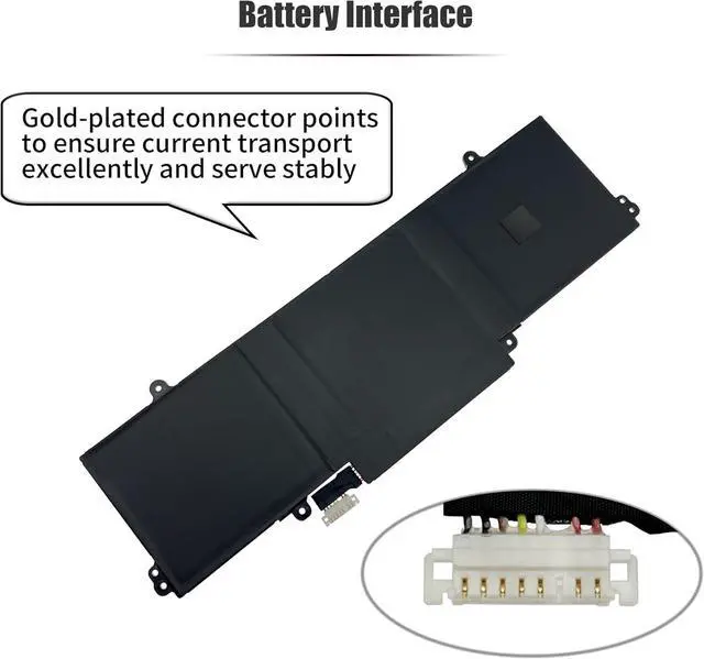 Alt view image 5 of 7 - 63Wh C31N2021 Laptop Battery Compatible with Asus Zenbook 14X OLED UX5401 UX5400E UM5400QA UM5401QA UM5401RA UP5401ZA UX5400EA UX5401EA UX5400EG UX5400ZB UX5400ZF UX5401ZA UP5401EA Series