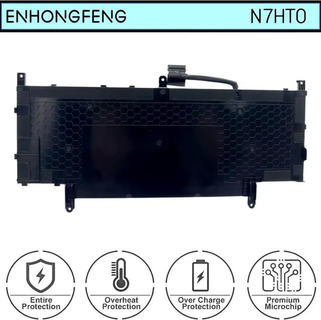 Alt view image 6 of 7 - N7HT0 Laptop Battery Replacement for Dell Latitude 9510 9520 Latitude 9520 2-in-1 P94F P95F P95F001 P94F001 TVKGH V5K68 N2NLL 08NFC7 N2NLL N7HTO 0PKW00