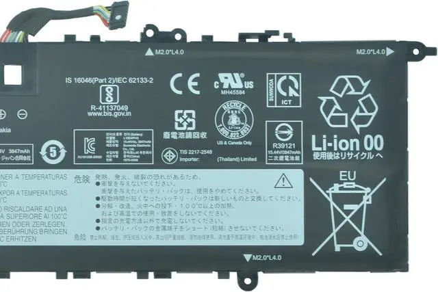 Alt view image 3 of 4 - L19D4PH3 Battery 61Wh Replacement for Lenovo ideapad Yoga Slim 7 Pro-14ITL5 Pro-14ARH5 Pro-14IHU5 Pro-14IHU5 Pro-14ACH5 Pro-14ACH5 Series SB10Z49515 5B10Z49514 L19M4PH3 L19C4PH3 15.44V