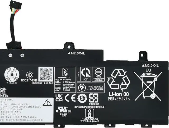 Alt view image 4 of 6 - L21M3P76 Laptop Battery 63Wh 3-Cell Compatible with Lenovo ThinkPad L14 Gen 3 / ThinkPad L14 Gen 4 / ThinkPad L15 Gen 3 / ThinkPad L15 Gen 4 Series L21D3P71 L21B3P73