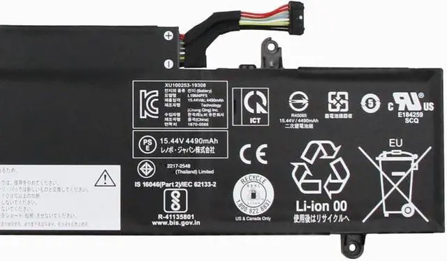 Alt view image 3 of 5 - L19M4PF5 Laptop Battery 71Wh 4625mAh Compatible with Lenovo Ideapad Yoga Slim 7-15IIL05 / Yoga Slim 7-15ITL05 / Slim 7-15IIL05 / Slim 7-15ITL05 Series L19C4PF5 SB10W65293 5B10W65278 SB10W65279