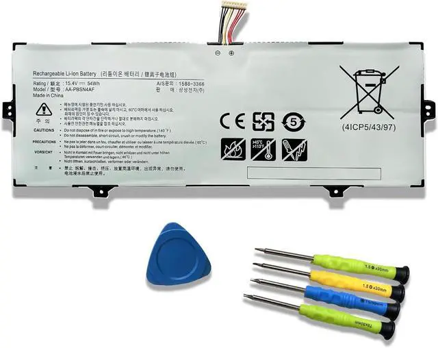 Main image of AA-PBSN4AF Laptop Battery Replacement for Samsung NP930SBE NP930SBE-K01CN NP930SBE-K01HK NT930SBE NT930SBE-K28A NT930SBE-K38 NT930SBE-K38A Series Notebook 15.4V 54Wh 3530mAh 4-Cells