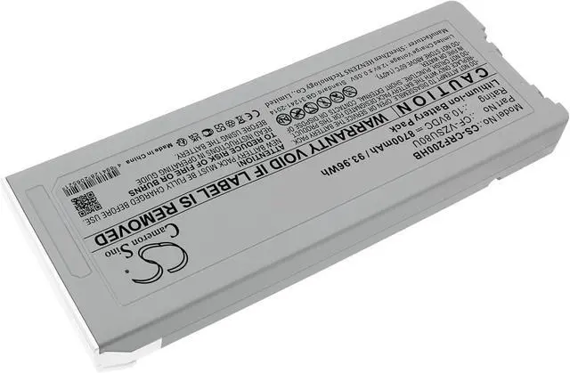 Alt view image 2 of 5 - Battery for Panasonic Toughbook CF-C2, Toughbook CF-C2 MK1 PN:Panasonic CF-VZSU80U, CF-VZSU82U, CF-VZSU83U 8700mAh / 93.96Wh
