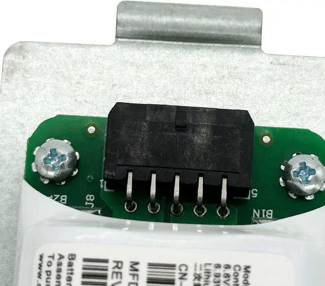 Alt view image 4 of 5 - NEX-900926 Laptop Battery 6.93Wh Compatible with DELL EqualLogic Module Type 15 Type 18 Type 19 Controller / PS4210 PS6210 PS6610 Controller Series 010DXV 0K4PPV 0KVY4F 0M1GDN 0FK6YW