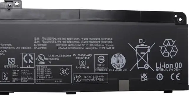 Alt view image 3 of 4 - L23D4P71 Battery 52.5Wh 3392mAh Battery Replacement for Lenovo ThinkPad T14 Gen 5 / P14s Gen 5 Series Laptop SB11H56319 5B11H56418 L23M4P72 L23C4P73 L23B4P70 15.48V 4-Cell