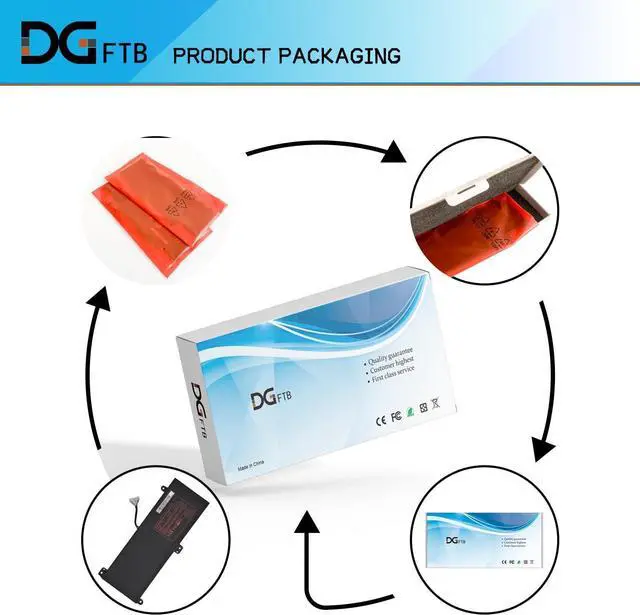 Alt view image 7 of 7 - PA70BAT-4 New Laptop Battery for CLEVO PA70HP6-G PA70HS-G PA71HP6-G PA71HS-G Schenker Technologies XMG Pro 17 WOOKING S17 Pro-8U HASEE G97E KINGBOOK G97E G99E (15V 66Wh/4320mAh)