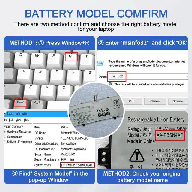 Alt view image 4 of 6 - AA-PBSN4AF Laptop Battery for Samsung Notebook 9 Pen 13" NP930SBE-K01CN NP930SBE-K06CN NP930SBE-K01US NT930SBE-K38A Series Samsung Galaxy Book Flex Alpha NP730QCJ NP730QCJ-K01US 15.4V