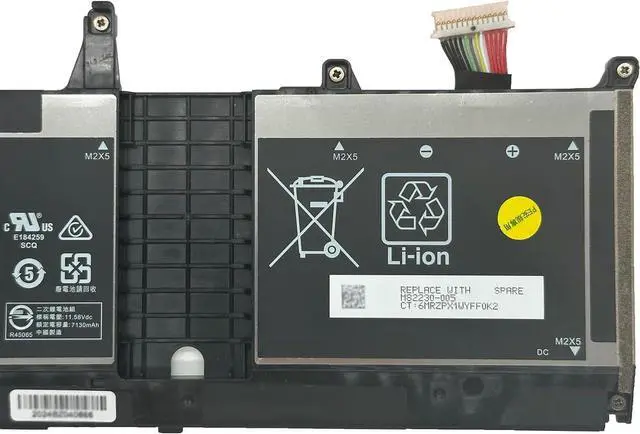 Alt view image 3 of 5 - MN06XL Laptop Battery 86Wh 11.58V Compatible with HP ZBook Studio 16 G9 Mobile Workstation/ZBook Studio 16 G10 G11 Mobile Workstation Series TPN-DB1B M82230-005 M82220-2C1 31CP7/44/67-2