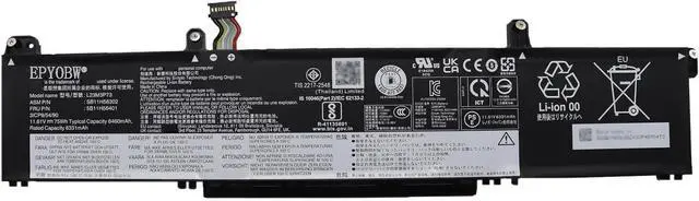 Main image of L23M3P73 Laptop Battery 75Wh Compatible with Lenovo ThinkPad P14s Gen 5 / ThinkPad P16s Gen 3 Series SB11H56302 5B11H56401 L23D3P74 SB11H56303 5B11H56402 L23M3P72 L23D3P73