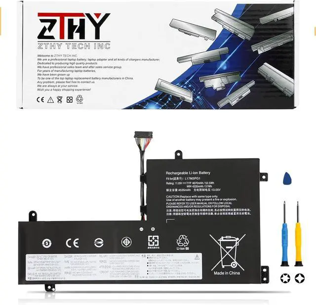 Main image of L17M3PG2 L17M3PG1 Laptop Battery Replacement for Lenovo Legion Y530-15ICH Y530-15ICH-1060 Y540-15IRH Y545-PG0 Y740-15IRH Y740-15ICHG Y7000P Y7000 Y7000-2019 Series L17C3PG2 L17L3PG1 L17L3PG3 52.5Wh