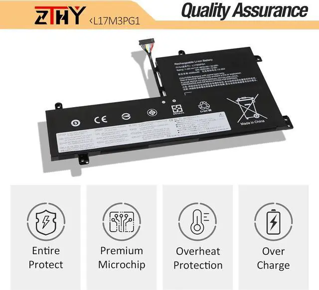 Alt view image 5 of 7 - L17M3PG2 L17M3PG1 Laptop Battery Replacement for Lenovo Legion Y530-15ICH Y530-15ICH-1060 Y540-15IRH Y545-PG0 Y740-15IRH Y740-15ICHG Y7000P Y7000 Y7000-2019 Series L17C3PG2 L17L3PG1 L17L3PG3 52.5Wh