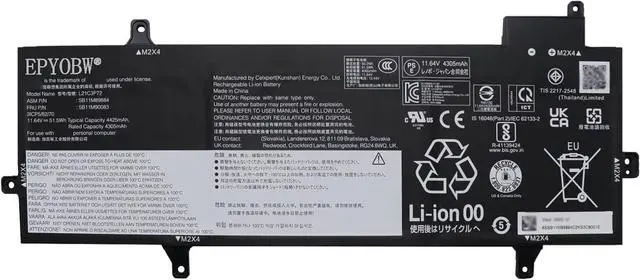 Main image of L21C3P72 Laptop Battery 51.5Wh 4425mAh 11.64V Compatible with Lenovo ThinkPad Z13 Gen 1 / ThinkPad Z13 Gen 2 Series SB10W51983 5B10W51882 L21M3P72 SB10W51982 5B10W51881 L21B3P71 SB10W51984