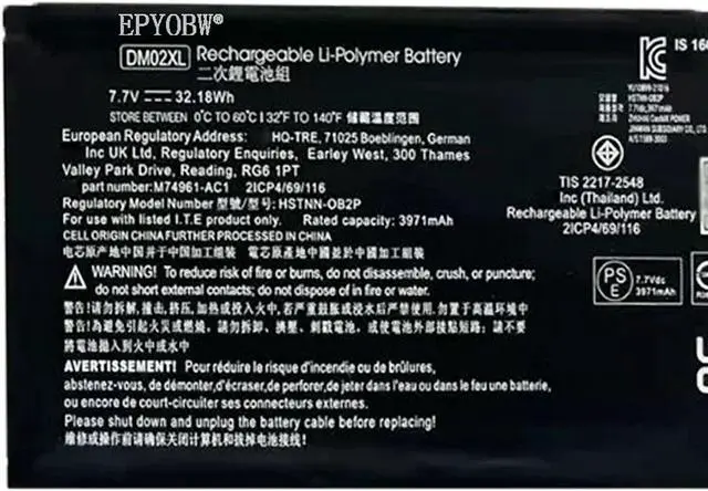 Alt view image 2 of 2 - ZG04XL Laptop Battery 64Wh 4155mAh 15.4V Compatible with HP ZBook Studio G5 Mobile Workstation/Elitebook 1050 G1 3ZH17EA 3ZH18EA 3ZH22EA 4PH82PC Series HSTNN-IB8I L07046-855 L07352-1C1
