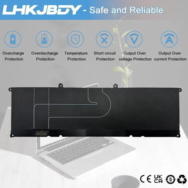 Alt view image 5 of 7 - KV690 Laptop Battery Compatible with Dell Precision 5690 Precision 5680 Series Notebook 6D2HW 06D2HW WPYCV 0WPYCV 0N7KV9 N7KV9