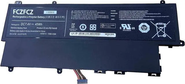 Main image of AA-PBYN4AB Laptop Battery 45Wh Replacement for Samsung 540U3C NP540U3C 532U3X NP532U3X 532U3C NP532U3C 530U3C NP530U3C 530U3B NP530U3B Series AA-PLWN4AB BA43-00336A 7.4V