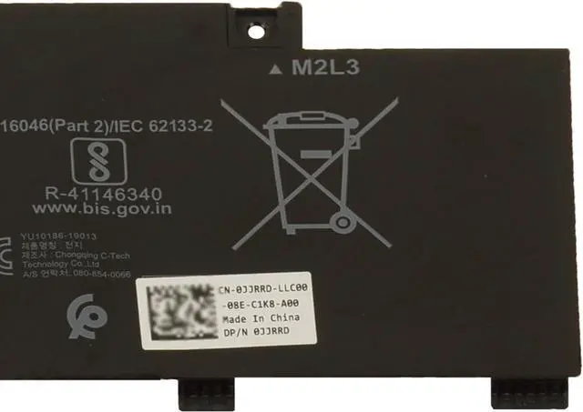 Alt view image 3 of 4 - MV07R Laptop Battery 68Wh 4250mAh 15.2V Compatible with Dell G3 15 3590 3700 3790 5500 5505 SE 3500 GN3500EDFSS WDP8D KJGP7 WDP8D GN3500EDFUS GN3500EDFRS Series JJRRD 0JJRRD 266J9 72WGV