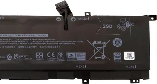 Alt view image 3 of 5 - 8N0T7 Laptop Battery 75Wh 6254mAh 11.4V Compatible with Dell XPS 15-9575 15-9575-D1605TS 15-9575 2-in-1 15-9575 i5-8305G 15-9575 i7-8705G / Precision 5530 2-in-1 Series 0TMFYT TMFYT