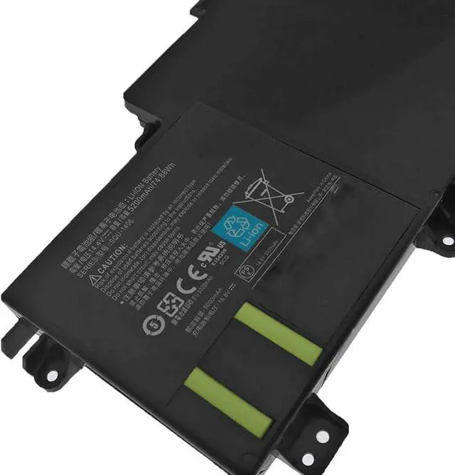 Alt view image 2 of 4 - SQU-1406 Laptop Battery Replacement for ThundeRobot 911-E1 911-T2A 911-T1 911-S2 911M 911M-M1 911M-M2 911M-M3 911M-M4 911M-M5 MSI CX-9 911-S2K 911-S2C Series (14.4V 74.88Wh)